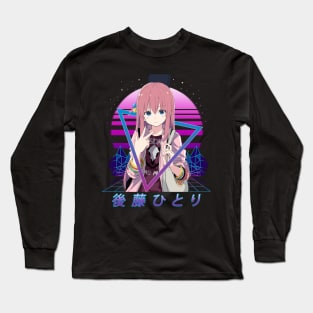 Manga Picture Rock Musician Long Sleeve T-Shirt